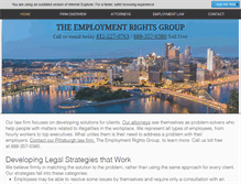 Tablet Screenshot of employmentrightsgroup.com